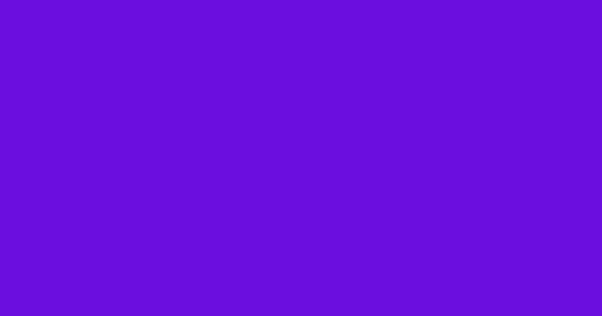 #6b0ddd electric violet color image