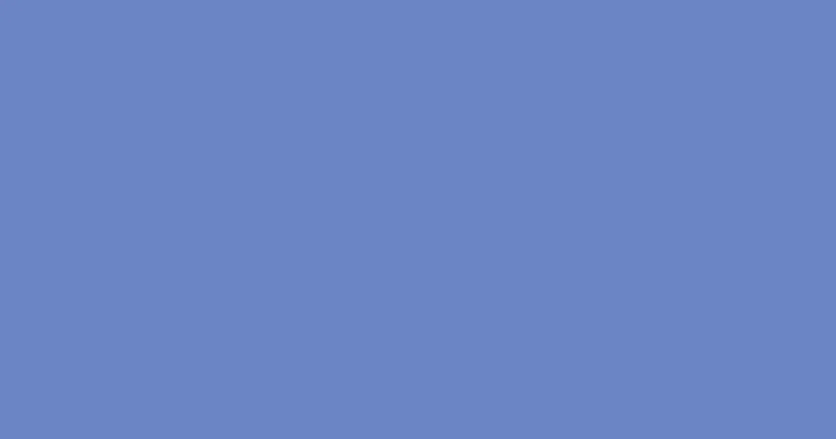 #6b85c4 cerulean frost color image