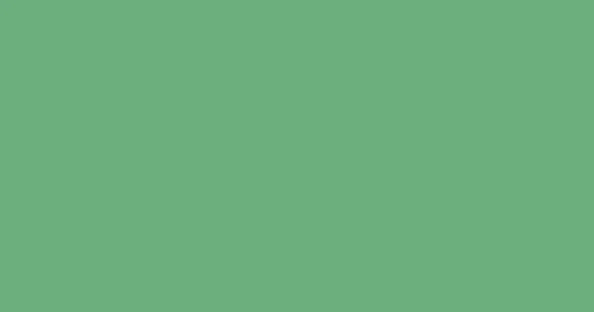 #6baf7c forest green color image