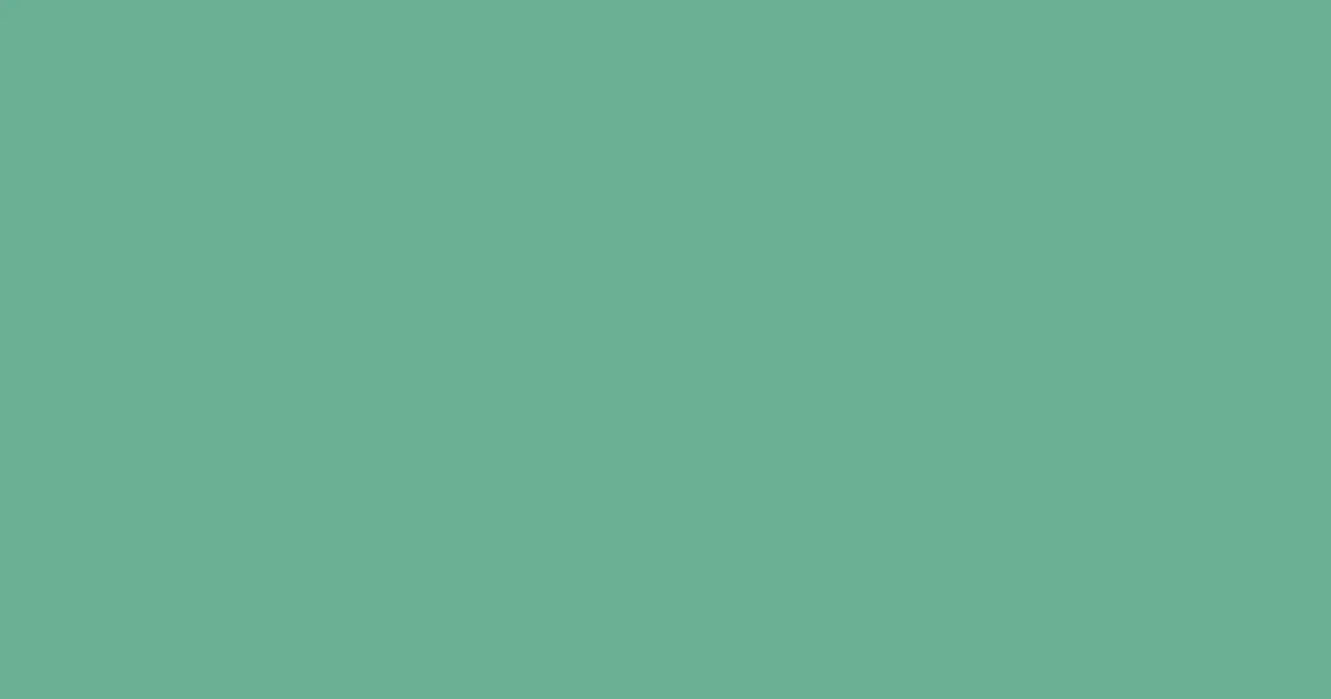 #6baf96 green sheen color image