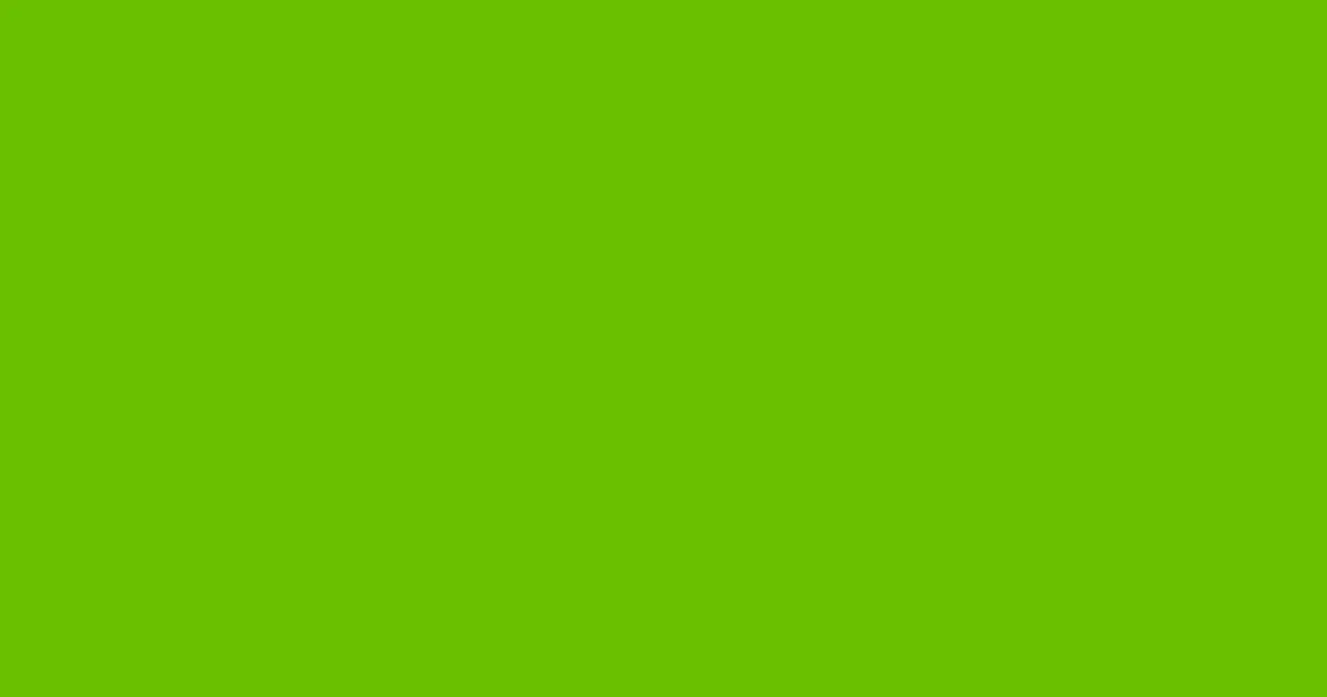 #6bc000 sheen green color image