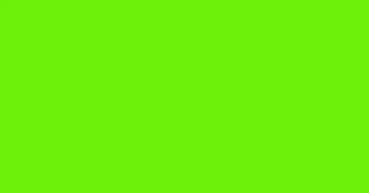 #6bf00a bright green color image