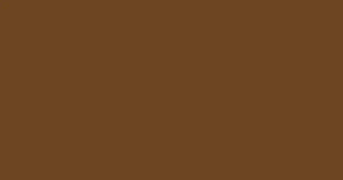 #6c4520 raw umber color image