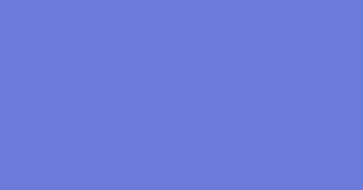 #6c7bd9 moody blue color image