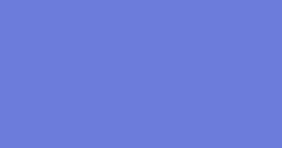 #6c7cd7 moody blue color image