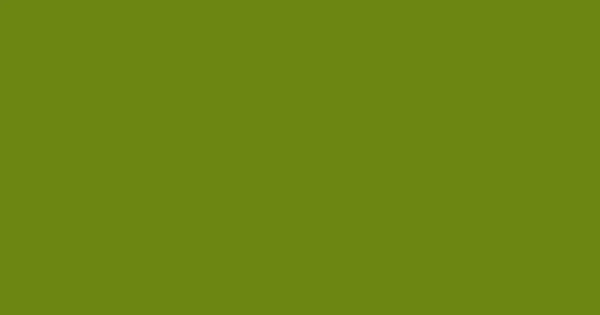 #6c8511 olivetone color image