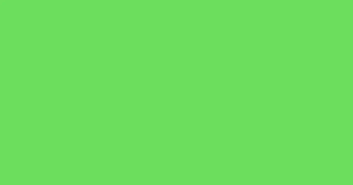 #6cde5d pastel green color image