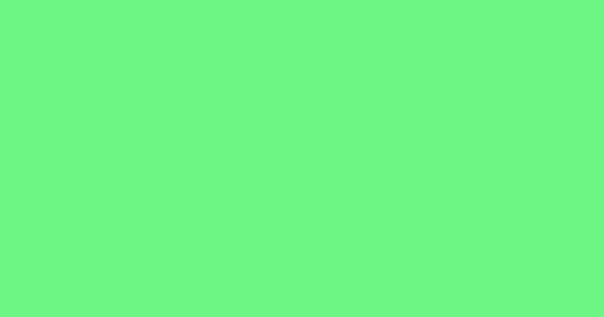#6cf682 screamin green color image