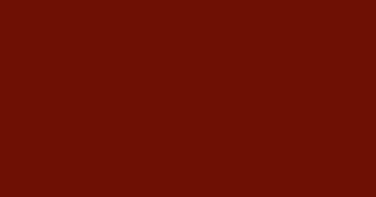 #6d0f01 red oxide color image