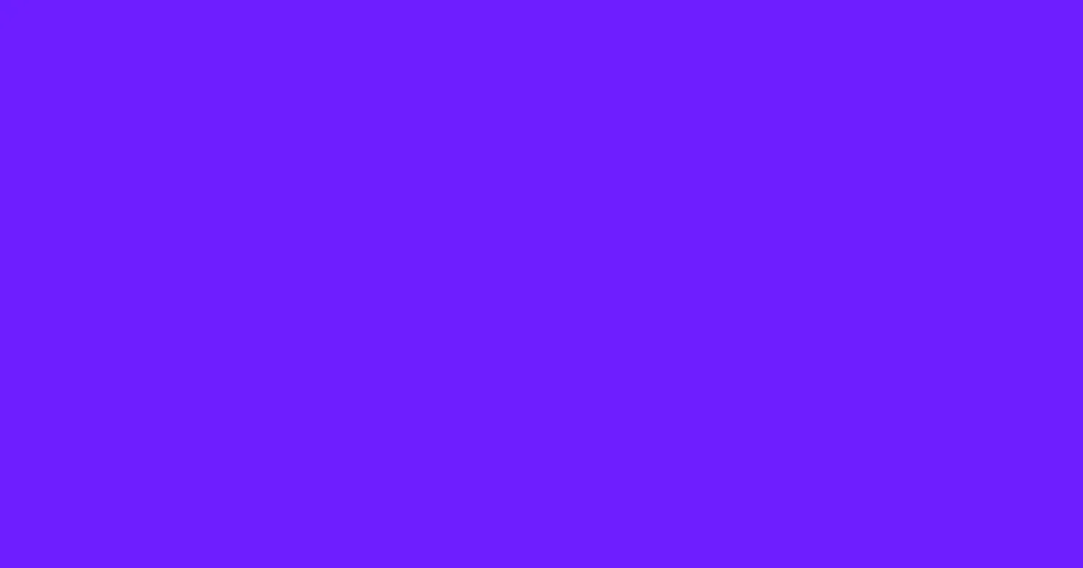 #6d1efe electric violet color image