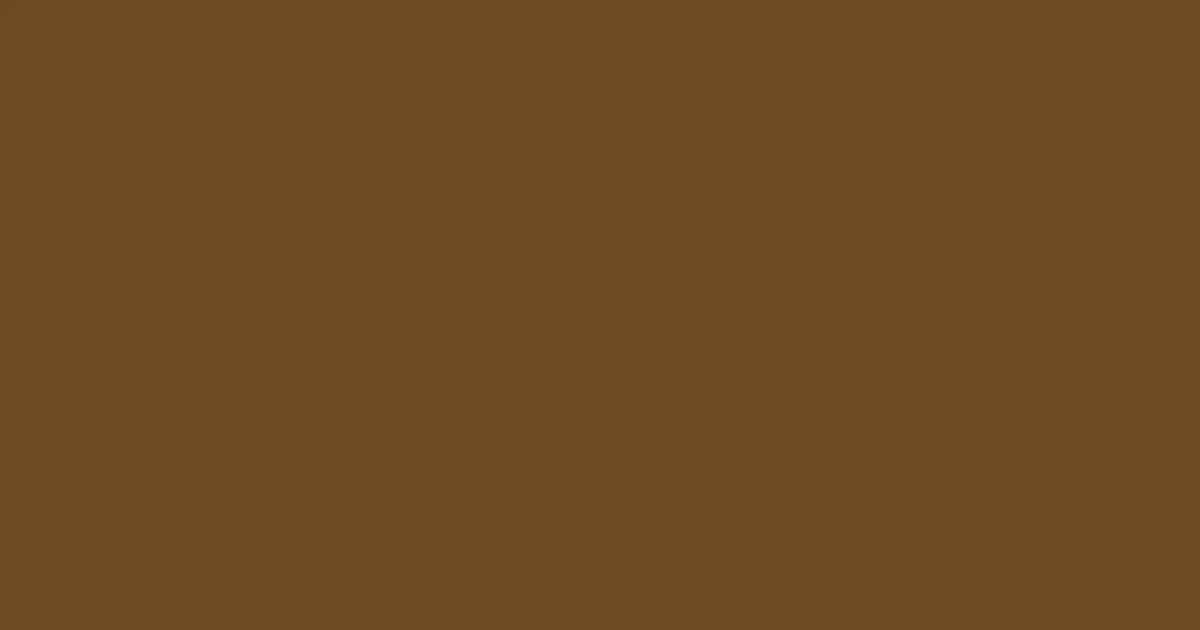 #6d4921 raw umber color image