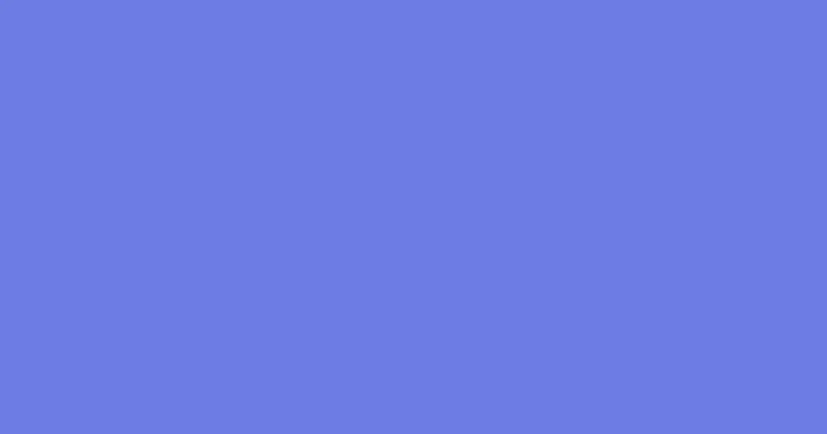 #6d7ce4 cornflower blue color image
