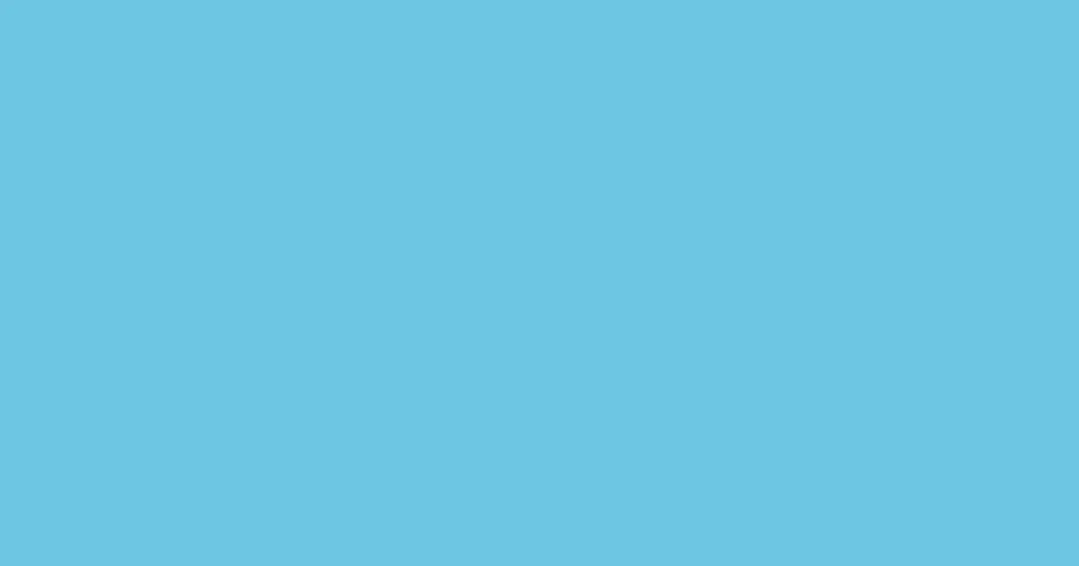 #6dc6e4 aquamarine blue color image