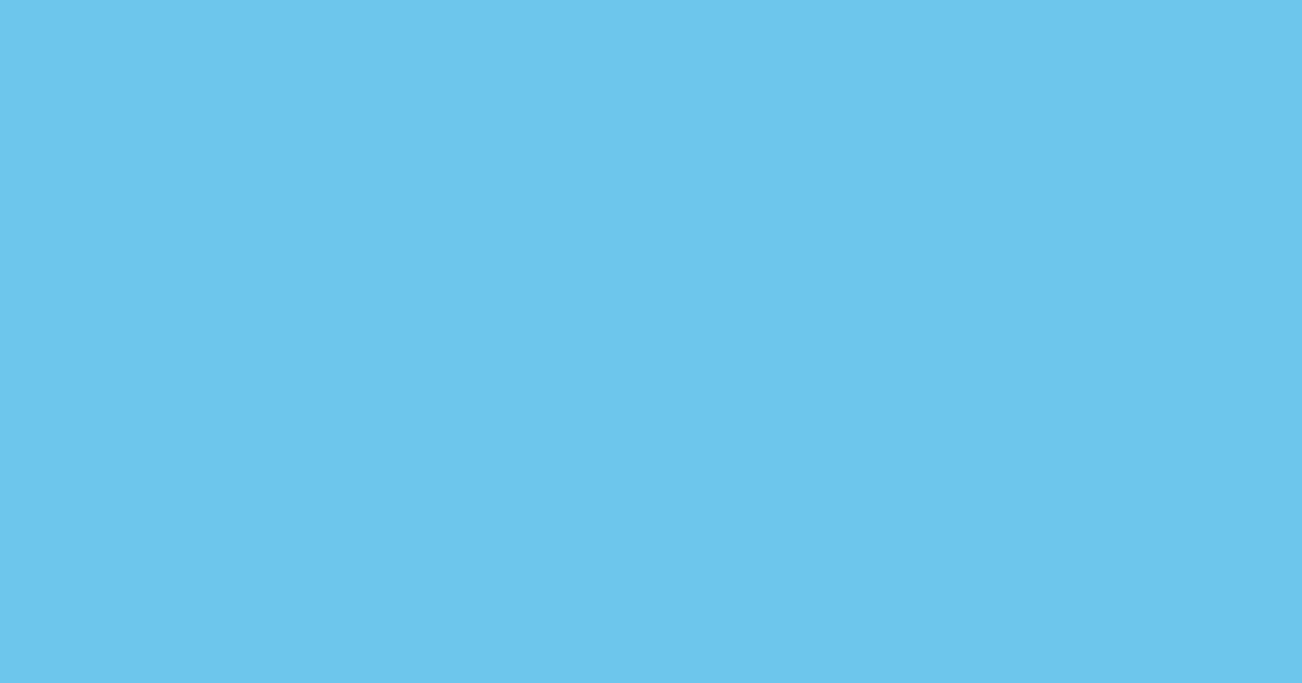 #6dc6ed sky blue color image