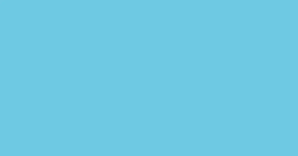 #6dc9e3 aquamarine blue color image