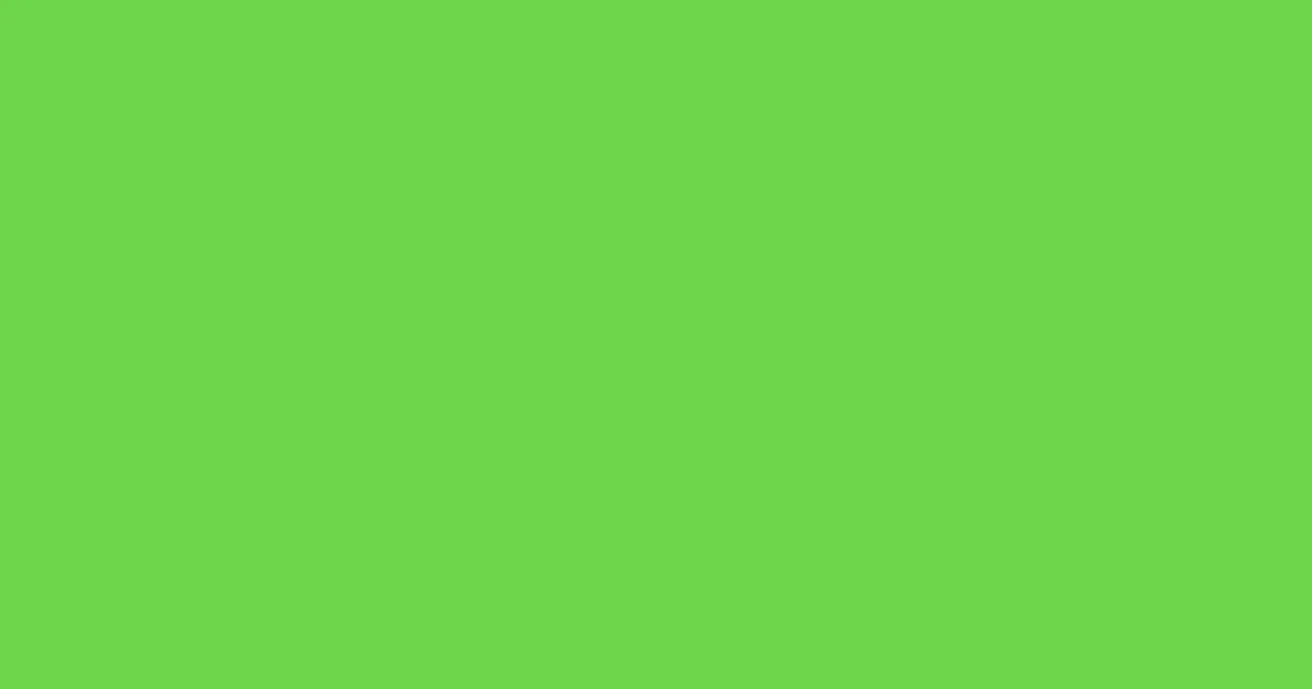 #6dd64a pastel green color image