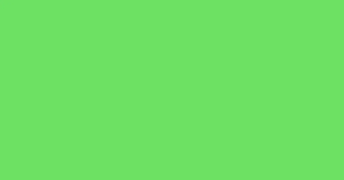 #6de062 pastel green color image