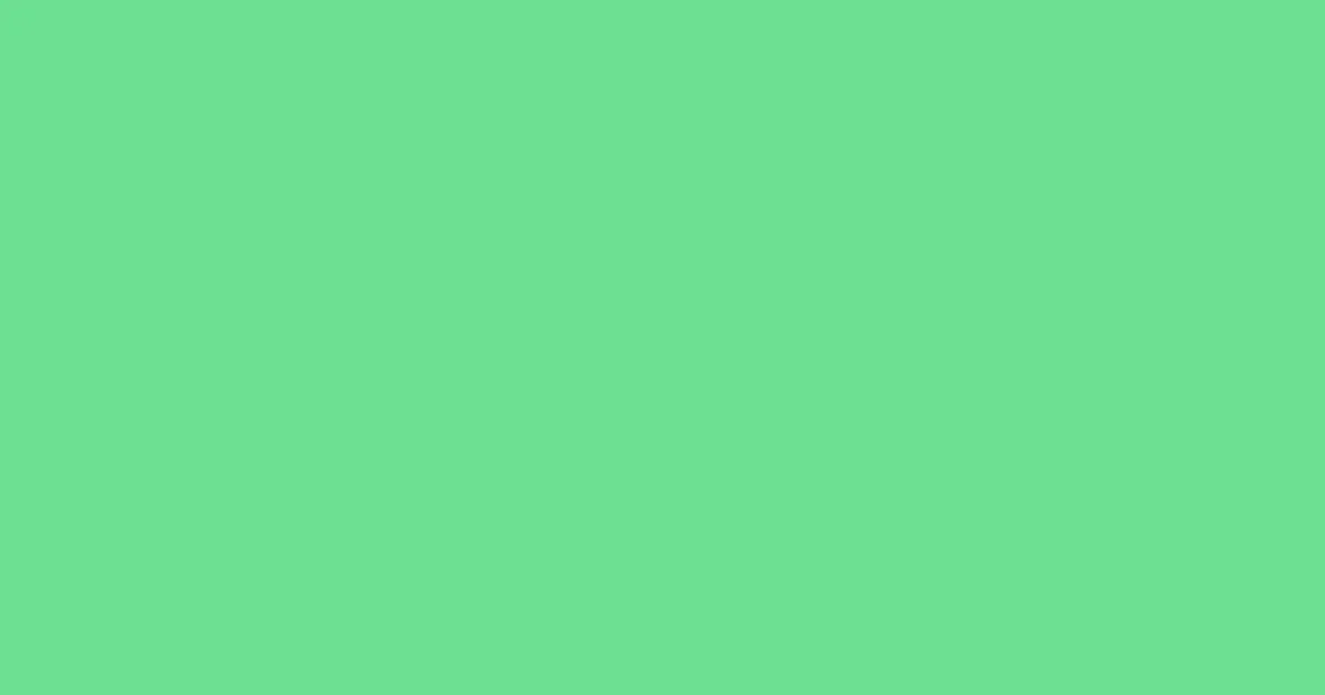 #6de092 caribbean green pearl color image