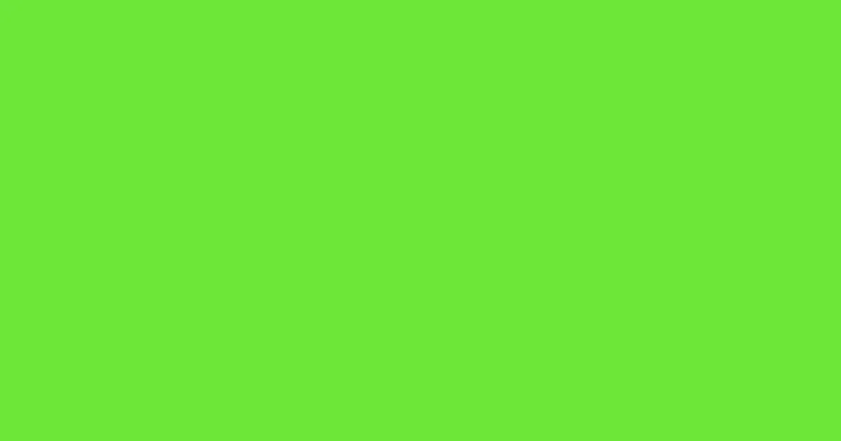 #6de738 green lizard color image