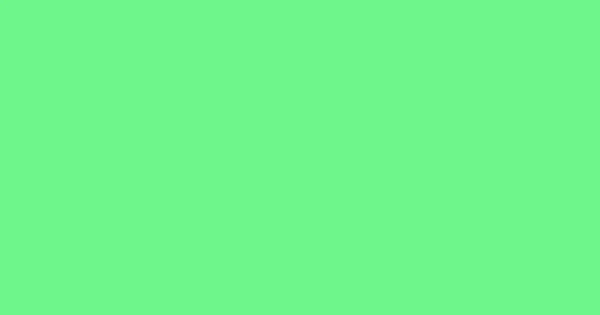 #6df68b screamin green color image