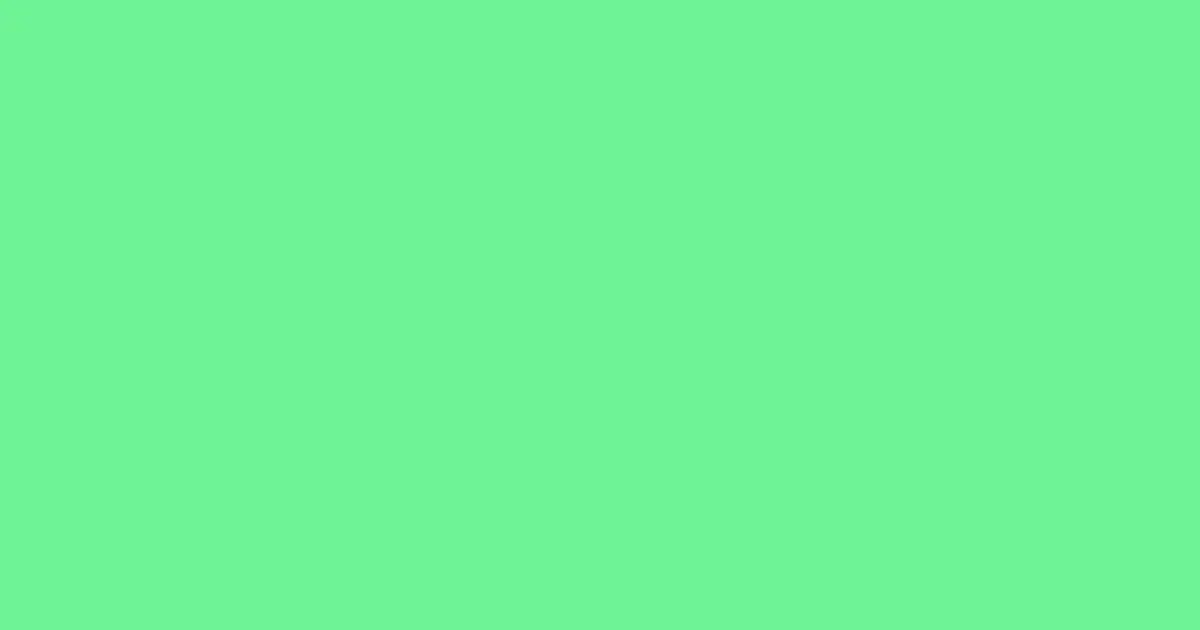 #6ef594 screamin green color image