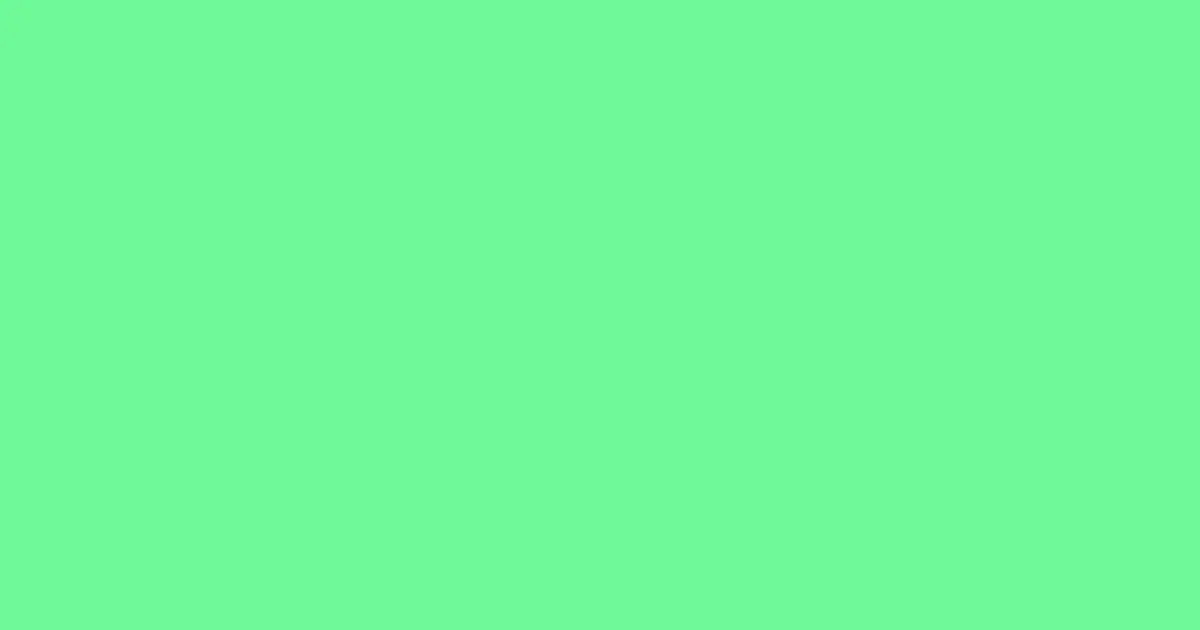 #6ef997 screamin green color image