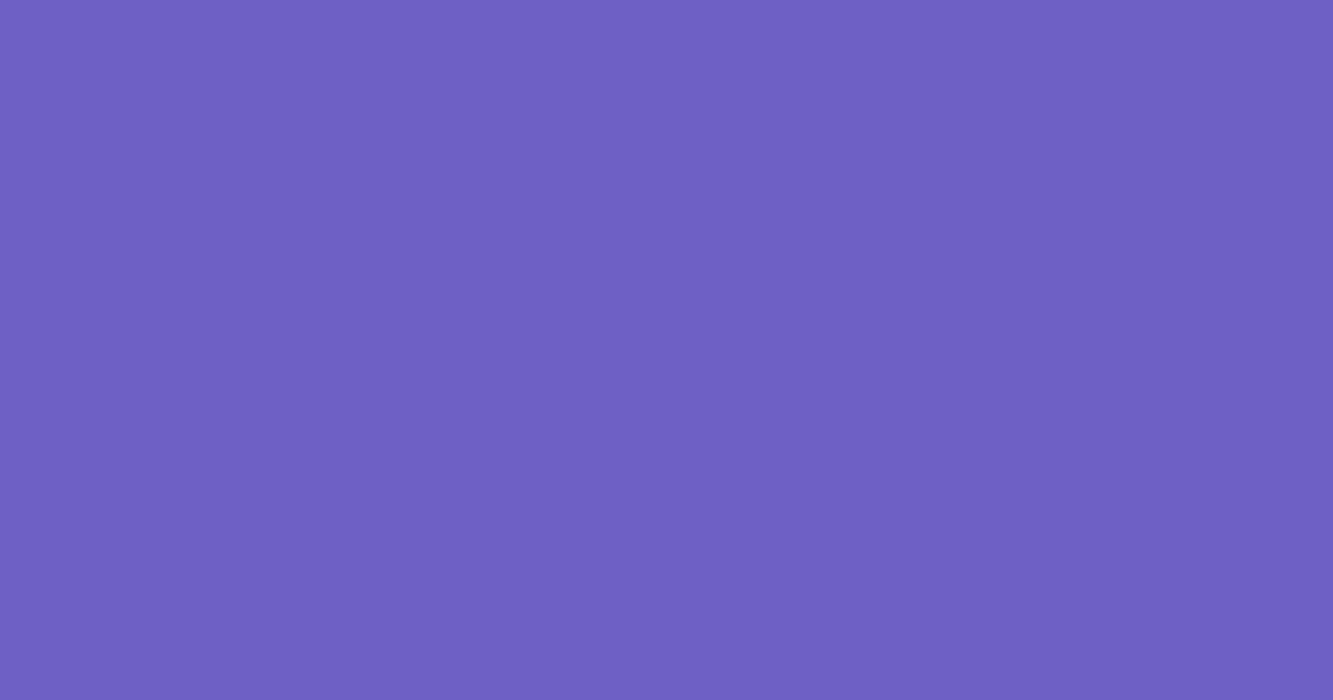6f60c4 - Blue Marguerite Color Informations