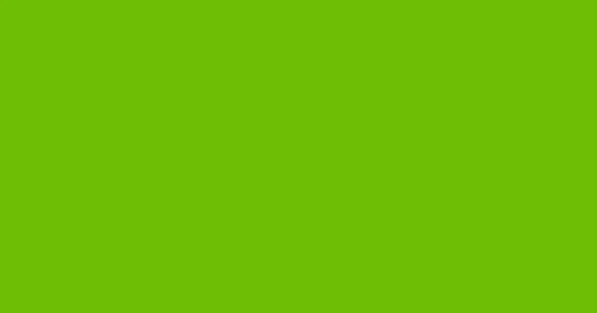 #6fbe07 limeade color image