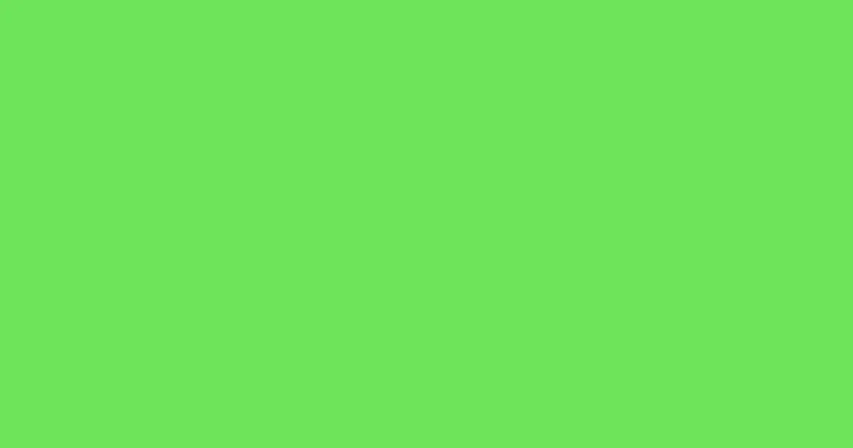 #6fe45a pastel green color image