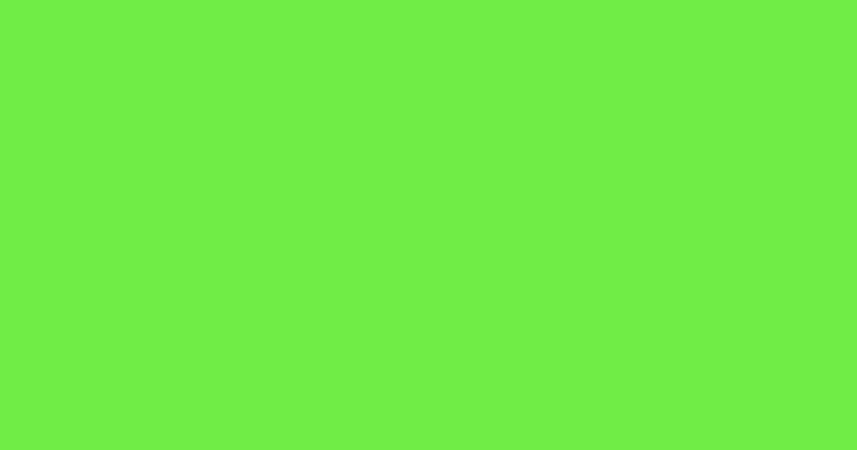 #6fed45 green lizard color image