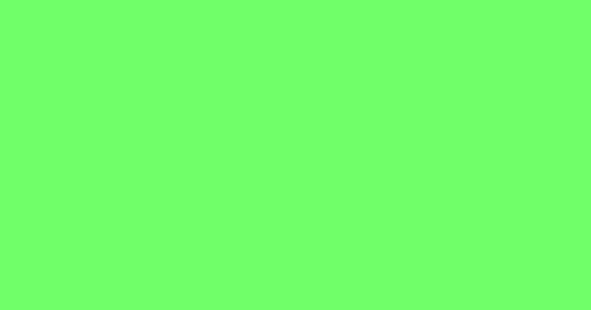#6fff67 screamin' green color image