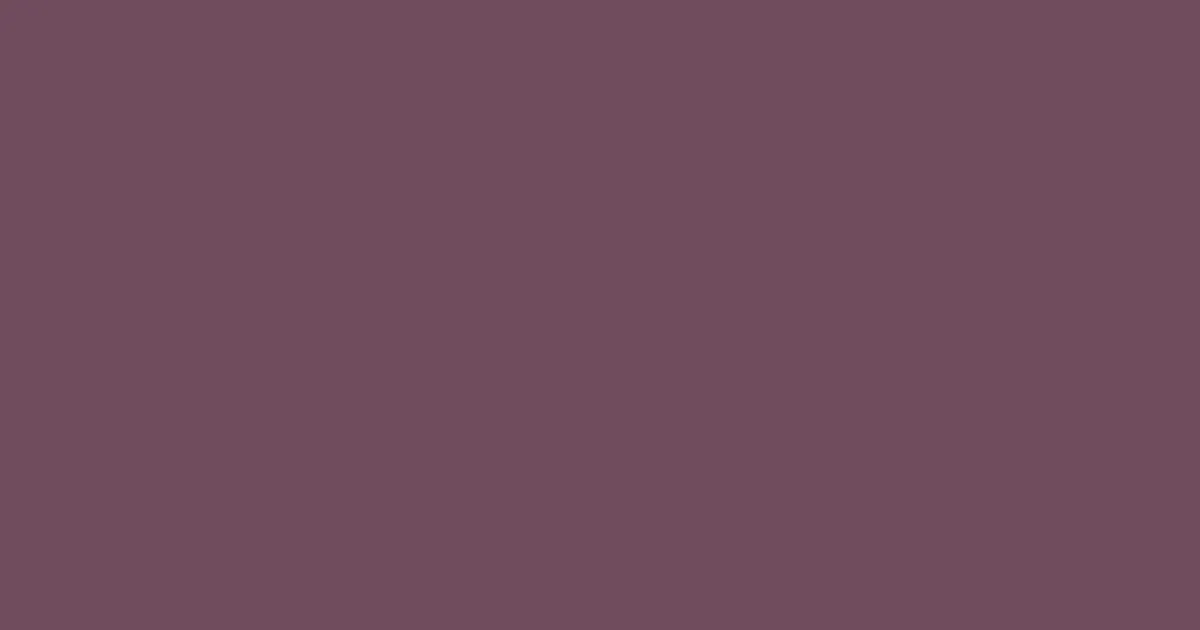 #704b5d eggplant color image