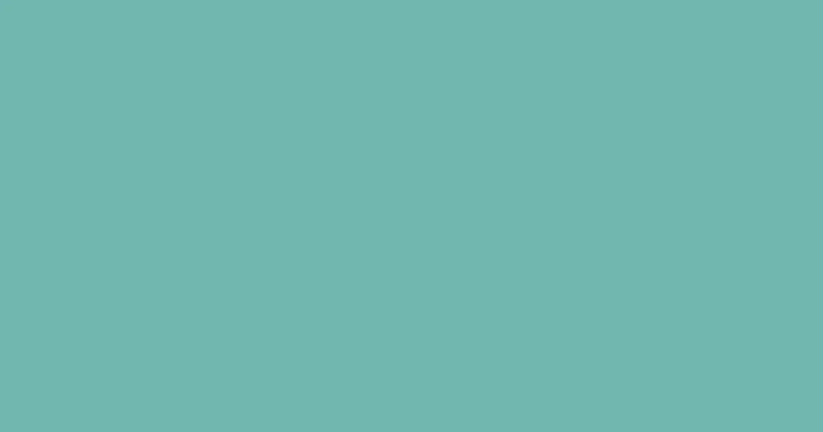 #70b6ae green sheen color image