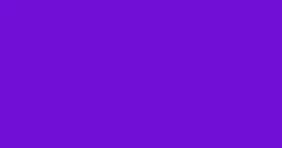 #710fd6 electric violet color image