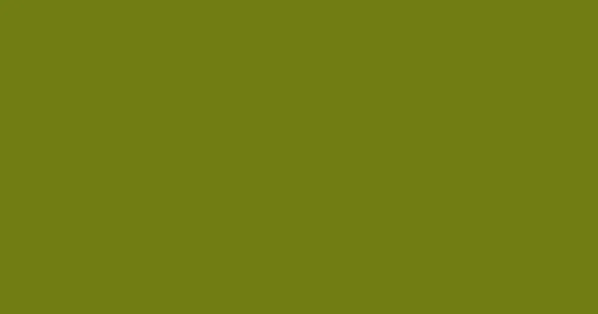 #717e12 olivetone color image