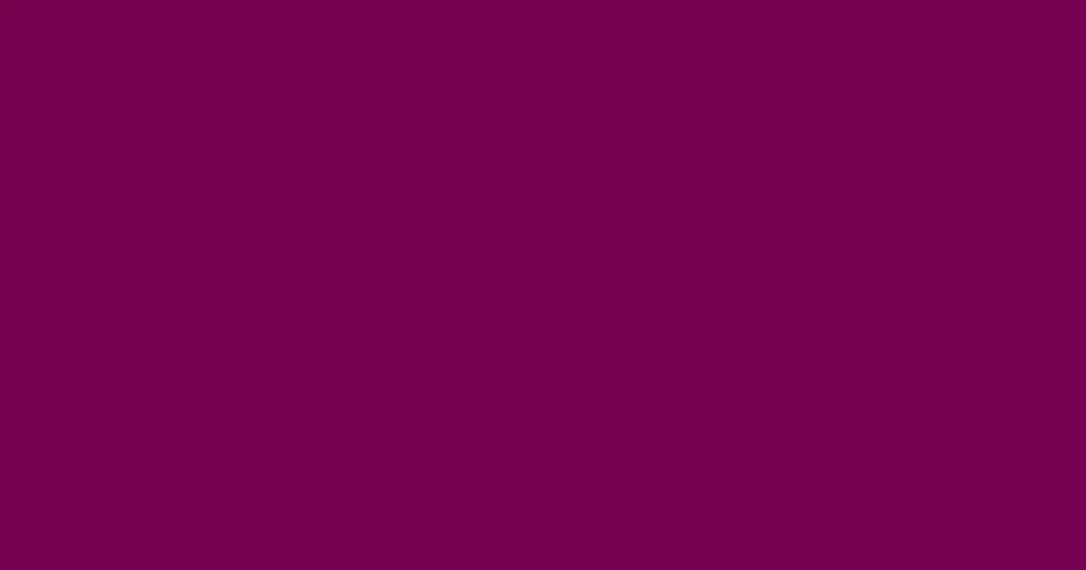 #72034c tyrian purple color image