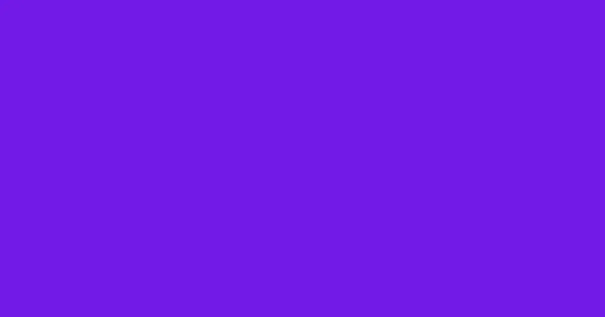 #721ae7 electric violet color image