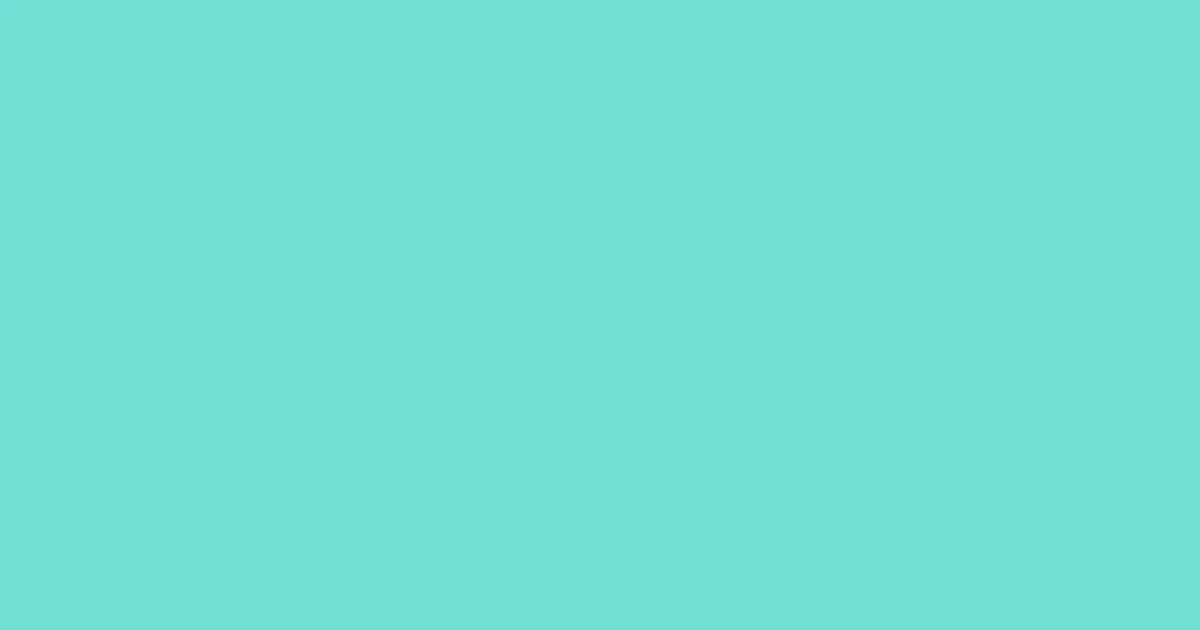 #72e0d5 aquamarine color image