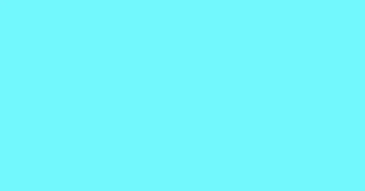 #72f7fd aquamarine color image