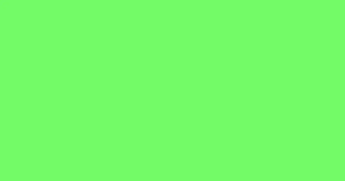 #72fb66 screamin' green color image