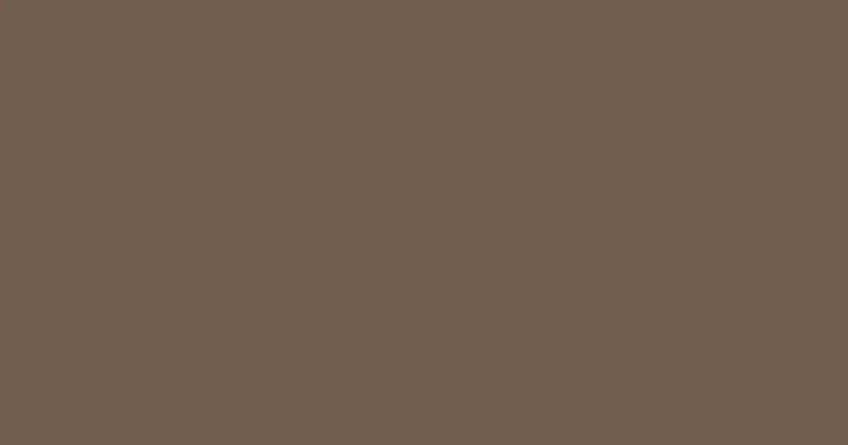 #735f4c tobacco brown color image