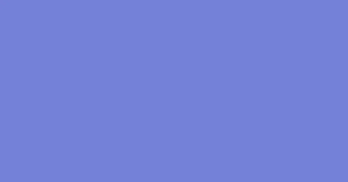 #7381d8 chetwode blue color image