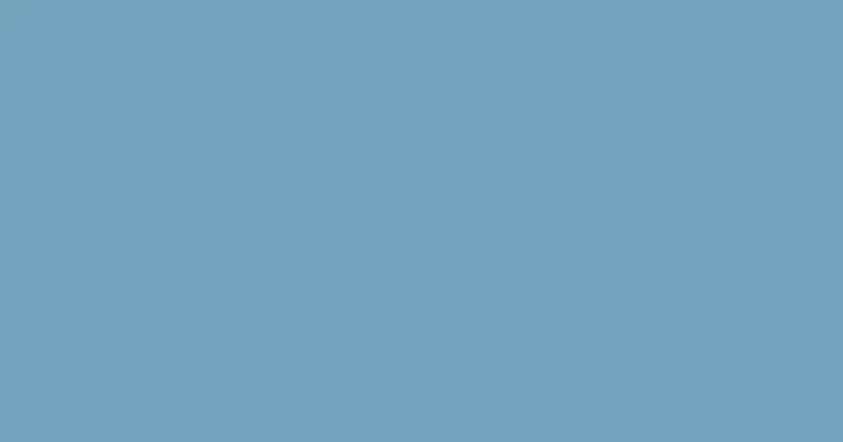 #73a4be cerulean frost color image