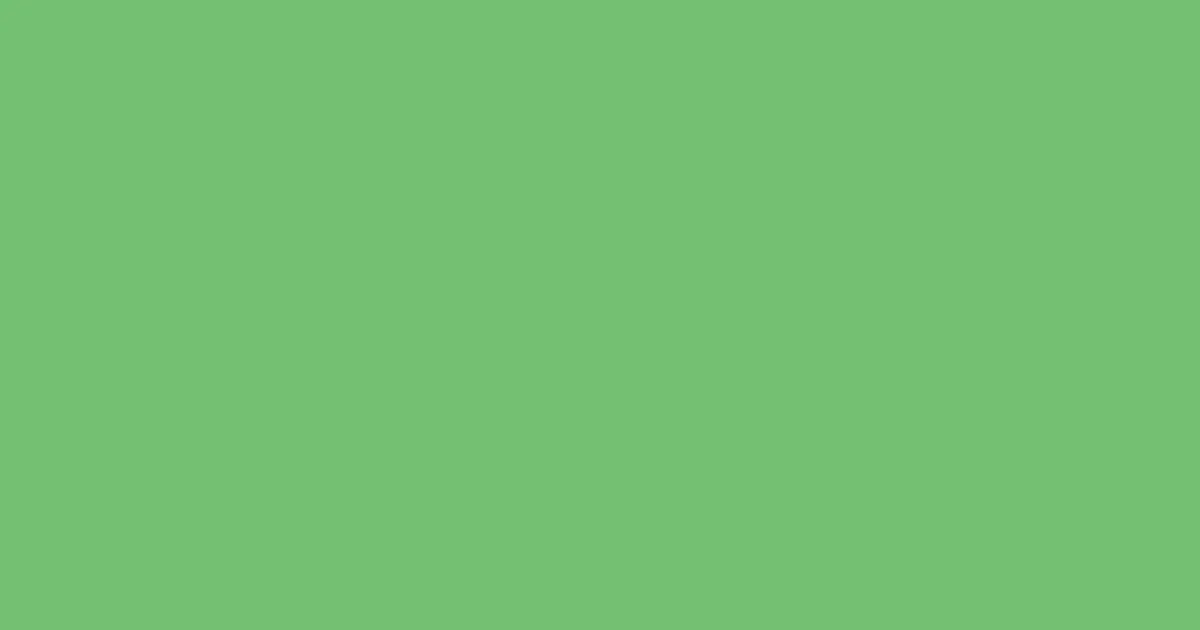 #73c072 fern color image