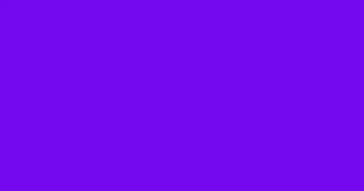 #7408ef electric violet color image
