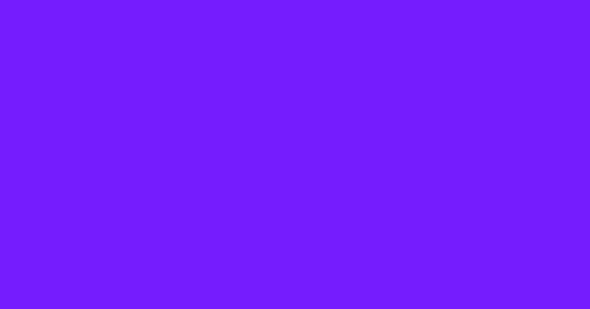 #741cfd electric violet color image