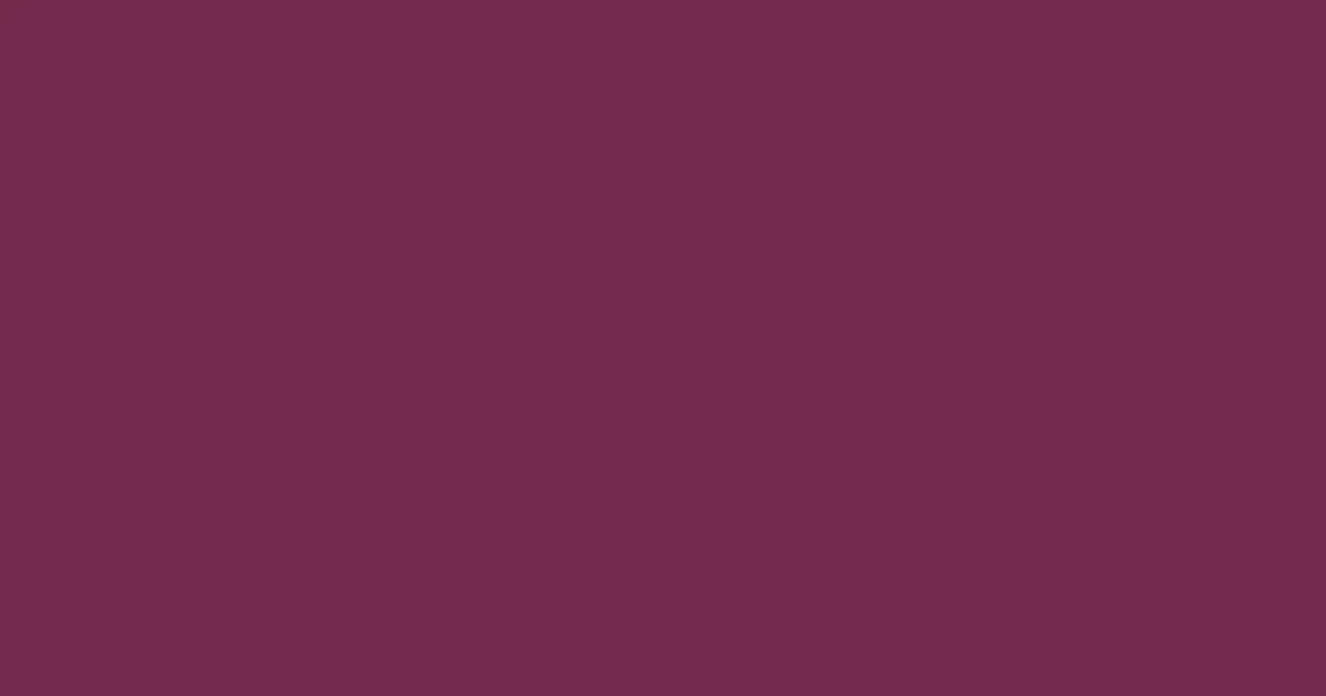 #742b4a tawny port color image