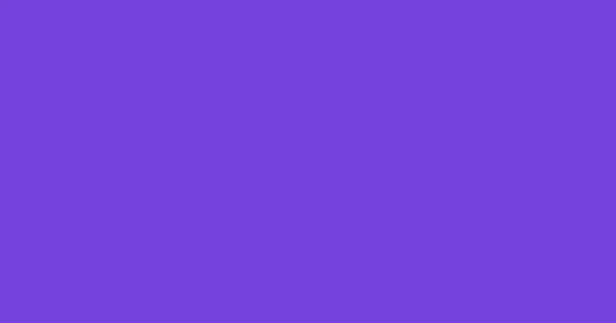 #7442dd purple heart color image