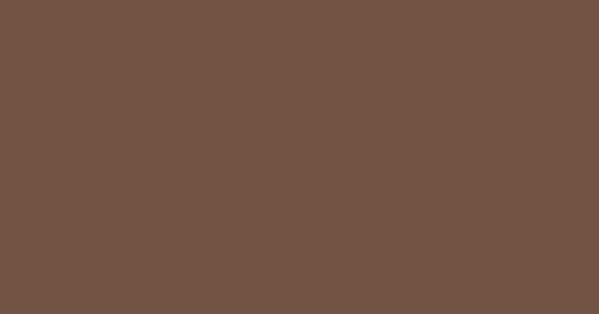 #745545 tobacco brown color image