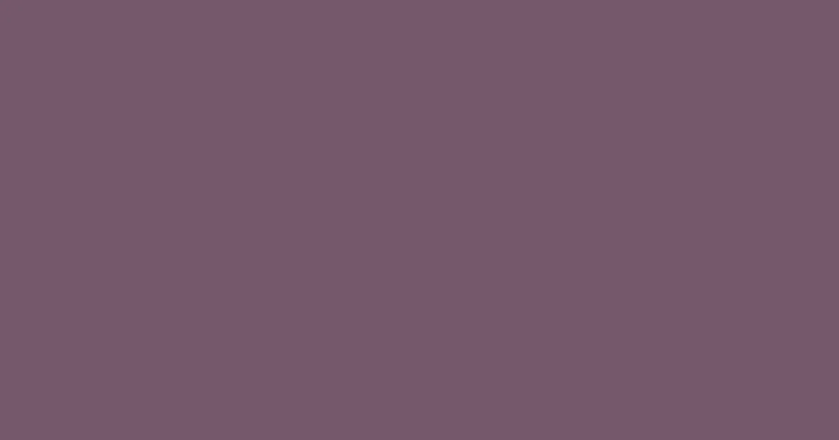 #74586b eggplant color image